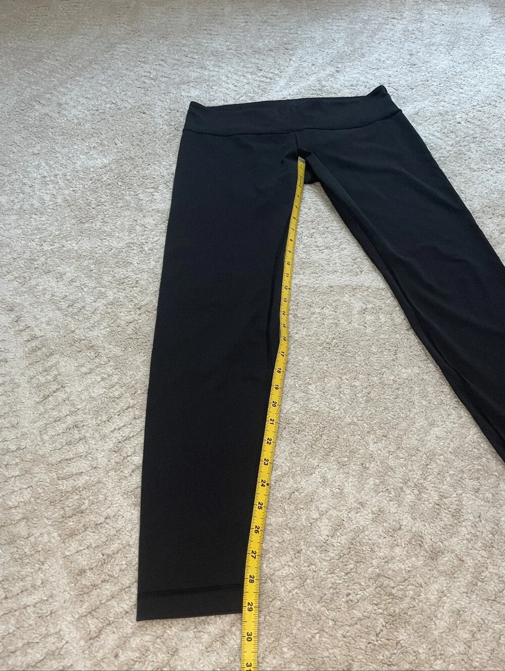 Lululemon Athletica Black High-Rise Performance Leggings Size 12